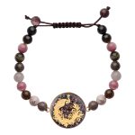 دستبند تورمالین طاووس