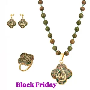 گردنبند گوشواره و انگشتر الله