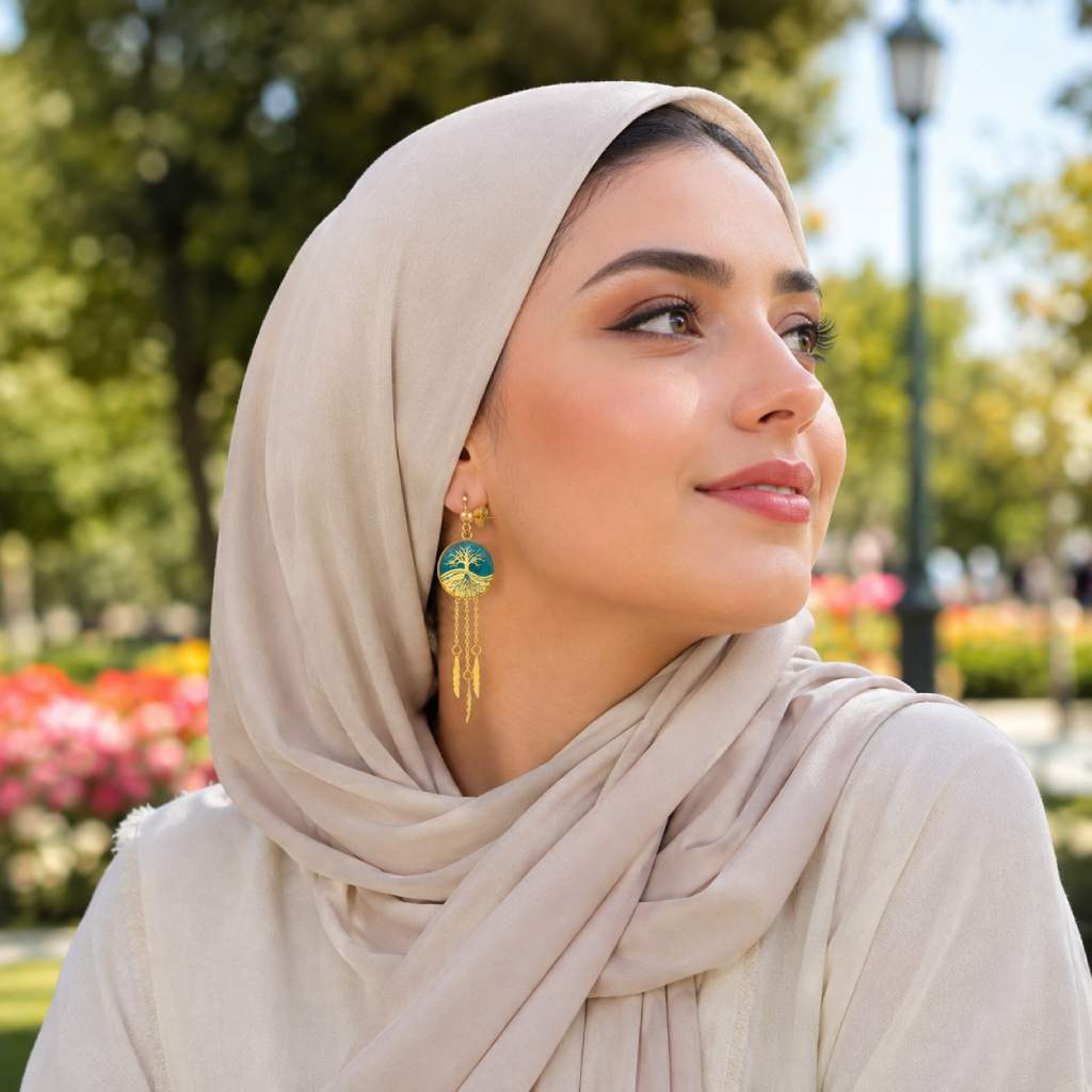 گوشواره برای صورت گرد باید چگونه باشد؟ نکات برای بهترین انتخاب