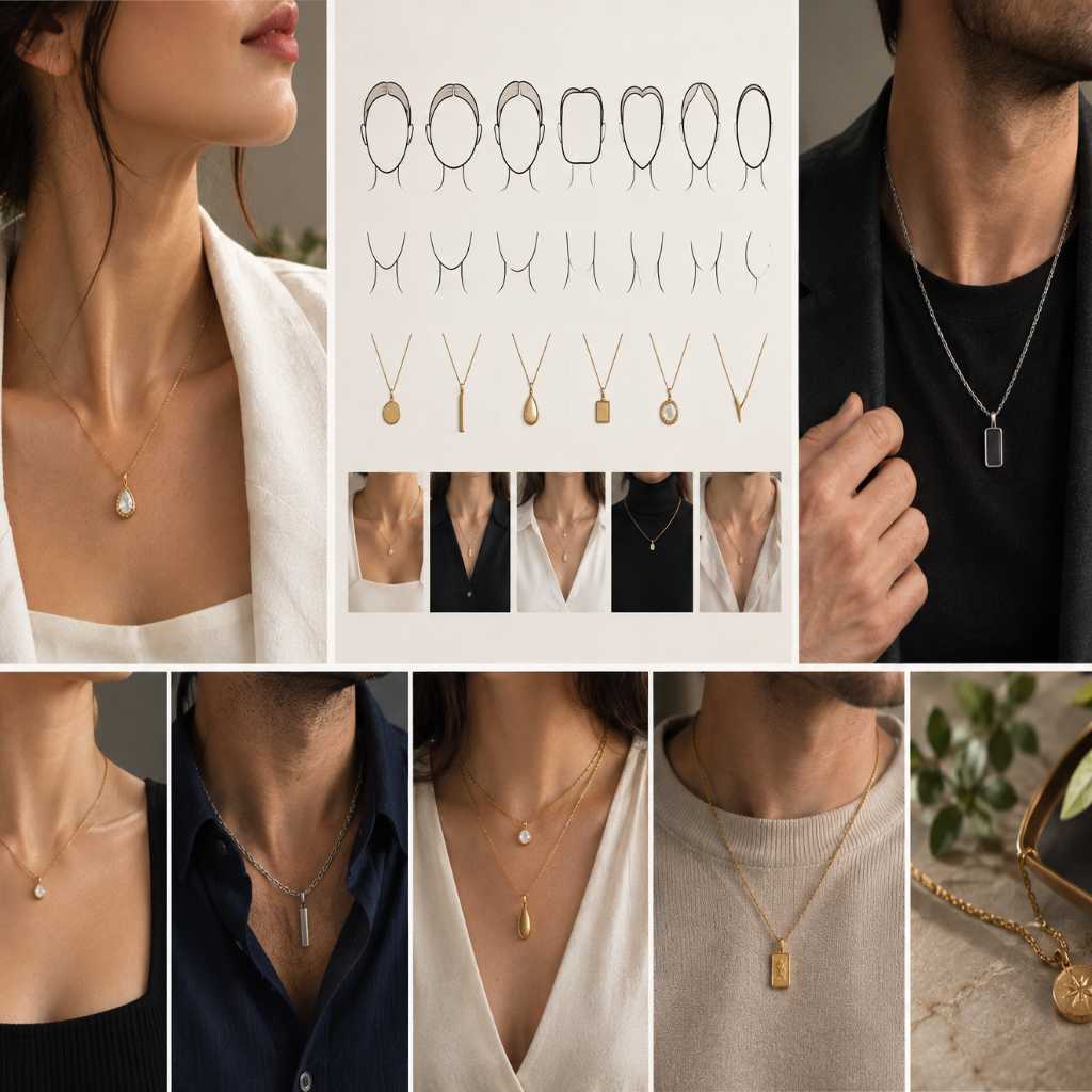 چطور گردنبند مناسب فرم گردن و صورت را انتخاب کنیم؟ نکات کلیدی
