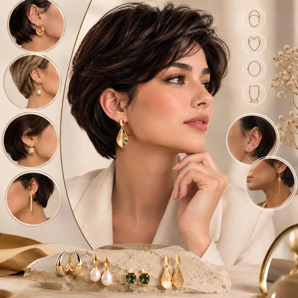 گوشواره مناسب موی کوتاه را چگونه انتخاب کنیم؟ نکات کلیدی